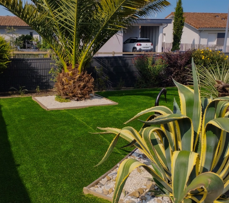 gazon artificiel jardin