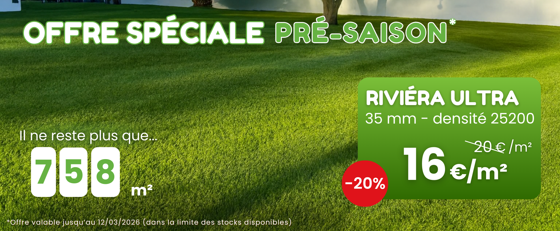 Offre spéciale pré-saison