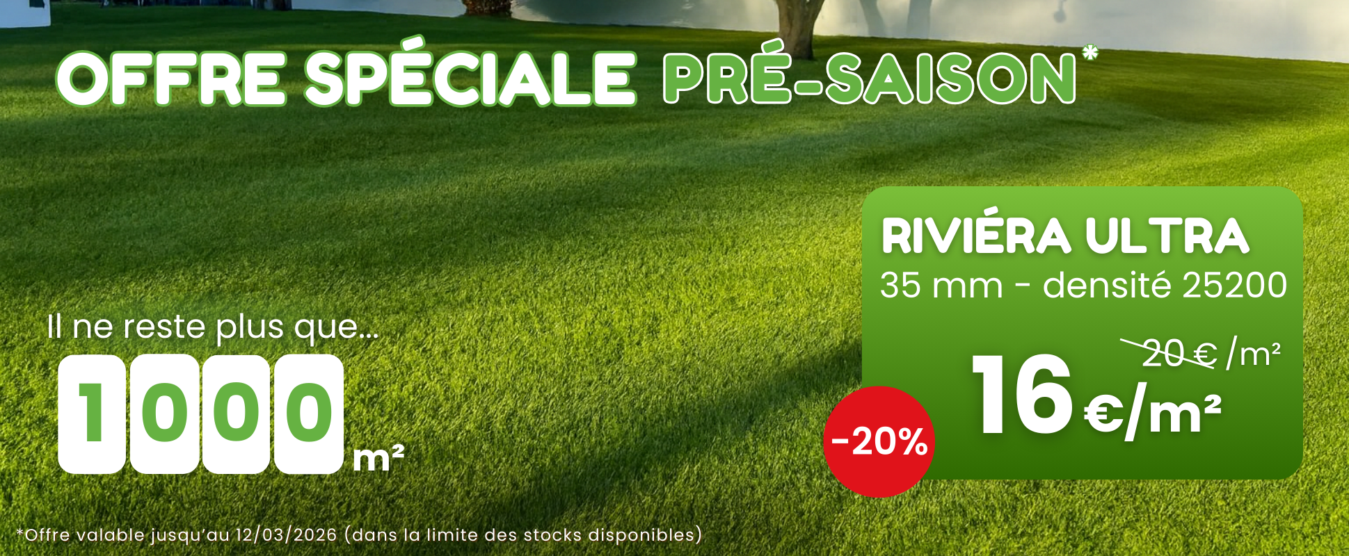 Offre spéciale pré-saison